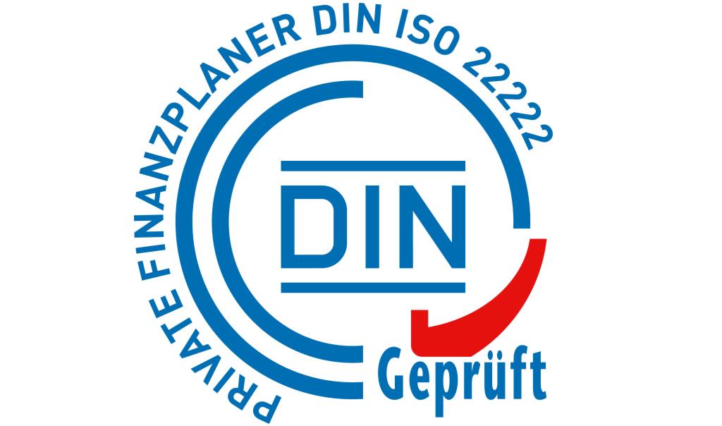 Finanzplaner gemäß DIN ISO22222 Logo